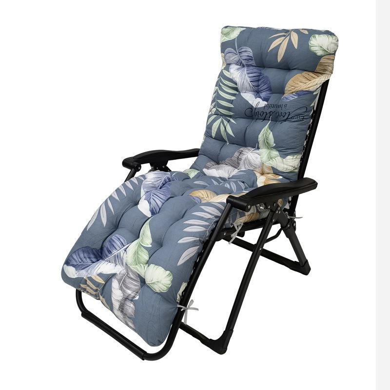 Подушка Мягкая палуба Длинная скамья для отдыха Кресло-шезлонг Подушка для отдыха на открытом воздухе Водонепроницаемый шезлонг Подушка для садового кресла