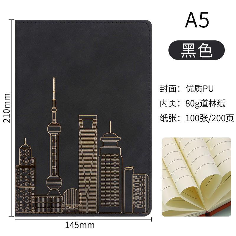 PU Leather Daolin Paper A5 Notebook Set GS789 Thread-Bound-College Students Travel Check-Ins New Recommendation Best-Selling