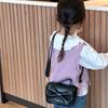 Charming Pu Mini Handbag For Girls And Boys With Delightful Bow Design For Use School