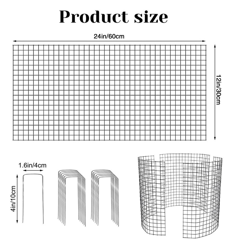 Large Wire Plant Protectors Wire Plant Cages Mesh Plant Cage Chicken Protect Plants Garden Shrubs and Vegetables from Animals