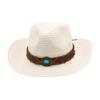 Премиальная ковбойская шляпа Прерии Солнцезащитная шляпа для путешествий и пляжа Соломенная шляпа Знаменитая соломенная шляпа