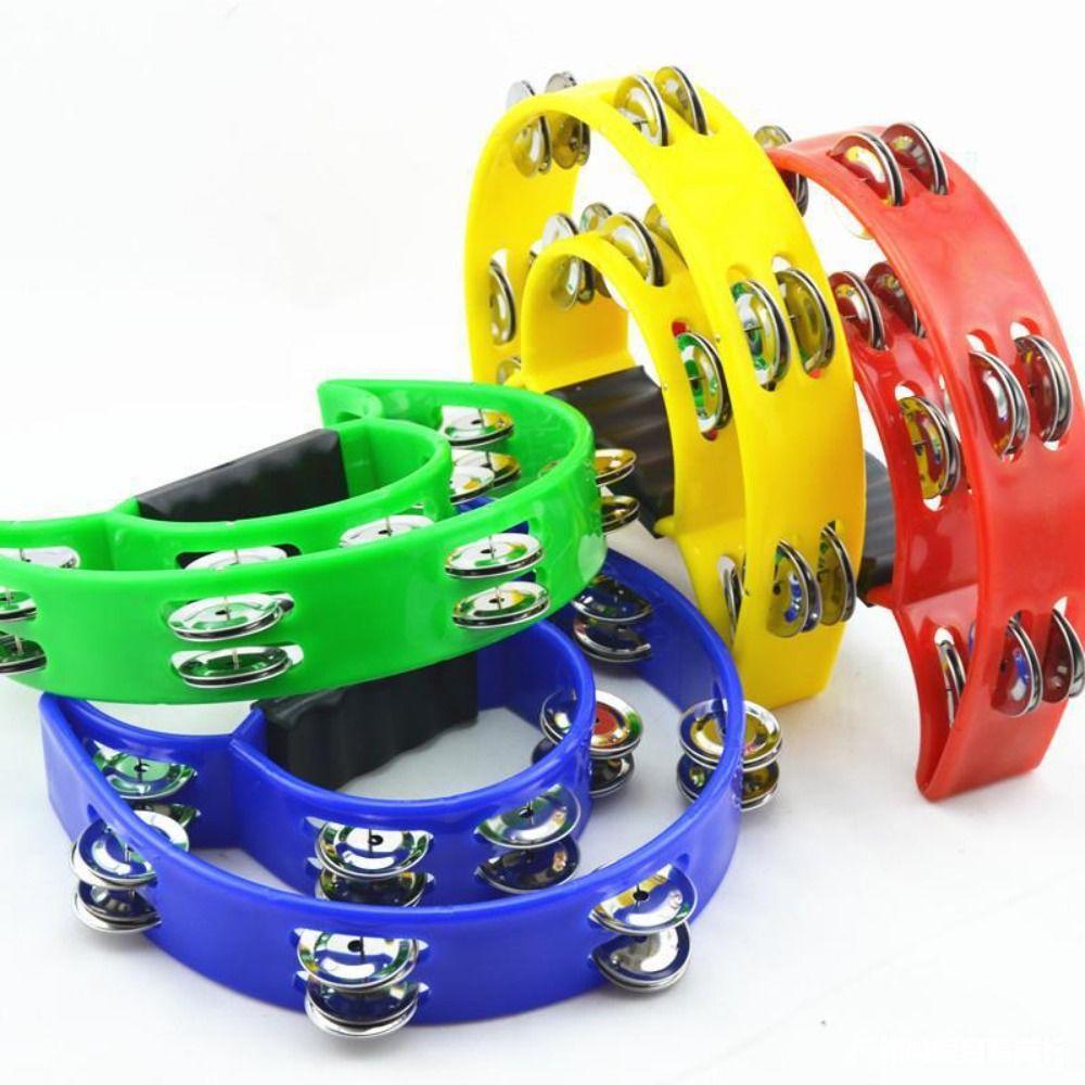 Музыкальный Орф Тамбурин Образовательный Ручной Кольцевой Тамбурин Полумесяц Ручной Колокольчик Музыкальное Просвещение