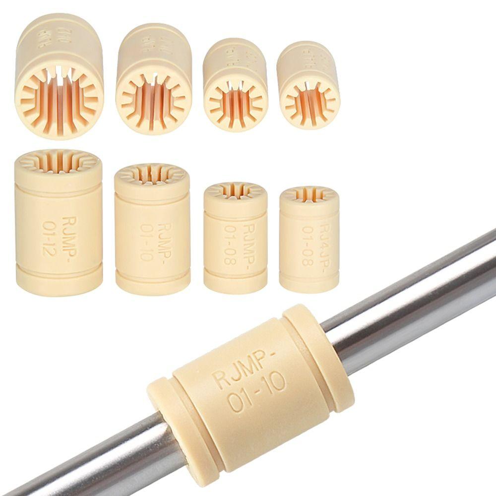 1 шт., DIY вал подшипника, твердая втулка, полимерный прочный линейный подшипник, детали 3D-принтера