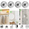 1/2/4 шт. крючки-присоски для стеклянных дверей грузоподъемностью 11 фунтов, установка без сверления, вешалки для венков, крючки для хранения в ванной комнате