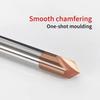 55 Degree Chamfer Milling Cutter Solid Carbide End Mill New Deburring Edges