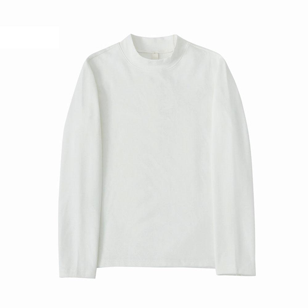 Мужские зимние толстые футболки с длинными рукавами, полусвитер, пуловеры, нижняя рубашка, модная уличная одежда, корейская осенняя одежда, женская и мужская