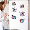 6Pcs Family Series Diamond Art Fridge Magnet Diamond Painting Refrigerator Magnet DIY Fridge Stickers for Fridge Whiteboards