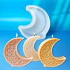 Moon Castle Pattern Silicone Mold Fondant Chocolate Mold Scented Candle Mold Table Ornament Epoxy Resin Mold Nonstick