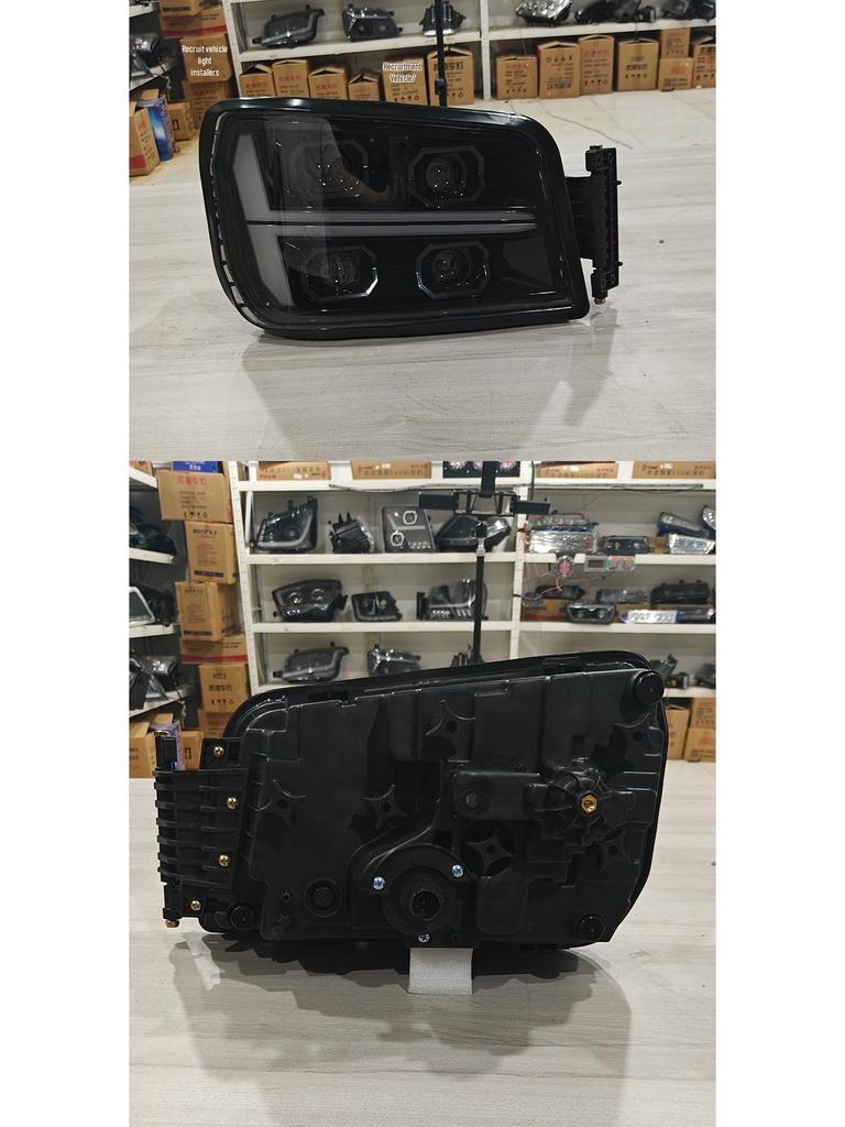 Светодиодная передняя фара в сборе с четырьмя линзами Shaanxi Delong M3000/X3000/H3000