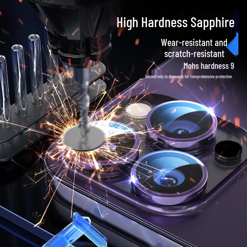 Blue Gorilla Sapphire iPhone Camera Lens Protector