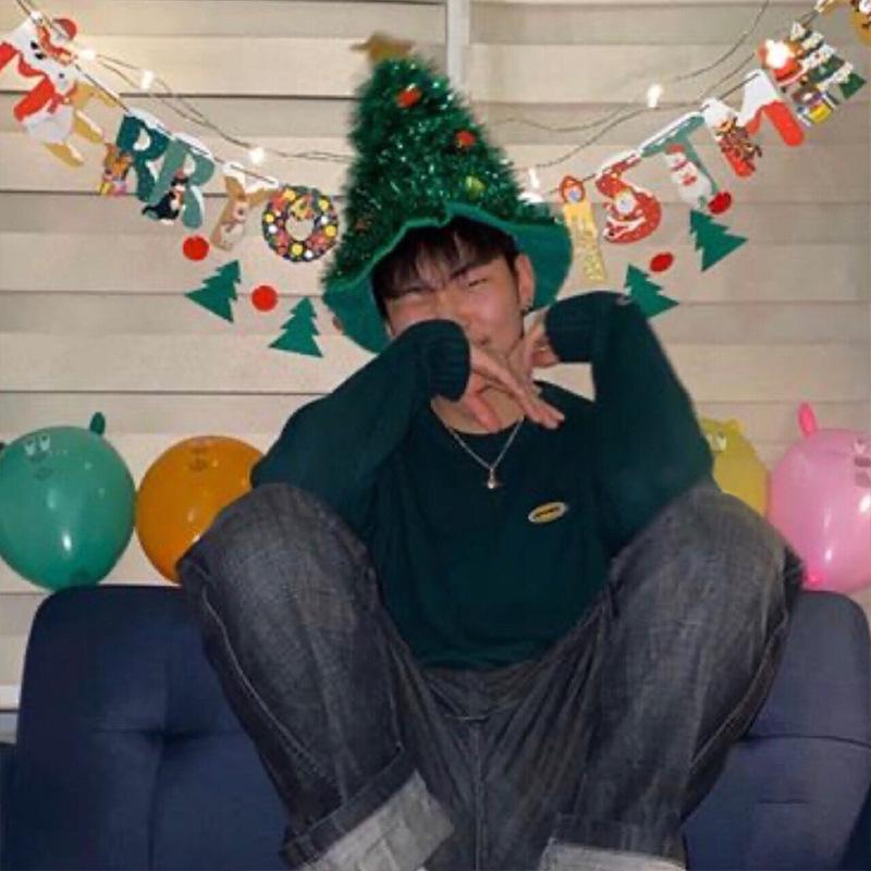 Шапка Рождественской елки в корейском стиле для вечеринок и выступлений