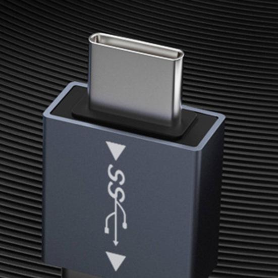 Преобразователь Type-C на USB Прямой угол OTG Мини 10 Гбит/с Передача данных Универсальный Type C Папа на USB A Мама Конвертер Компьютерные Аксессуары