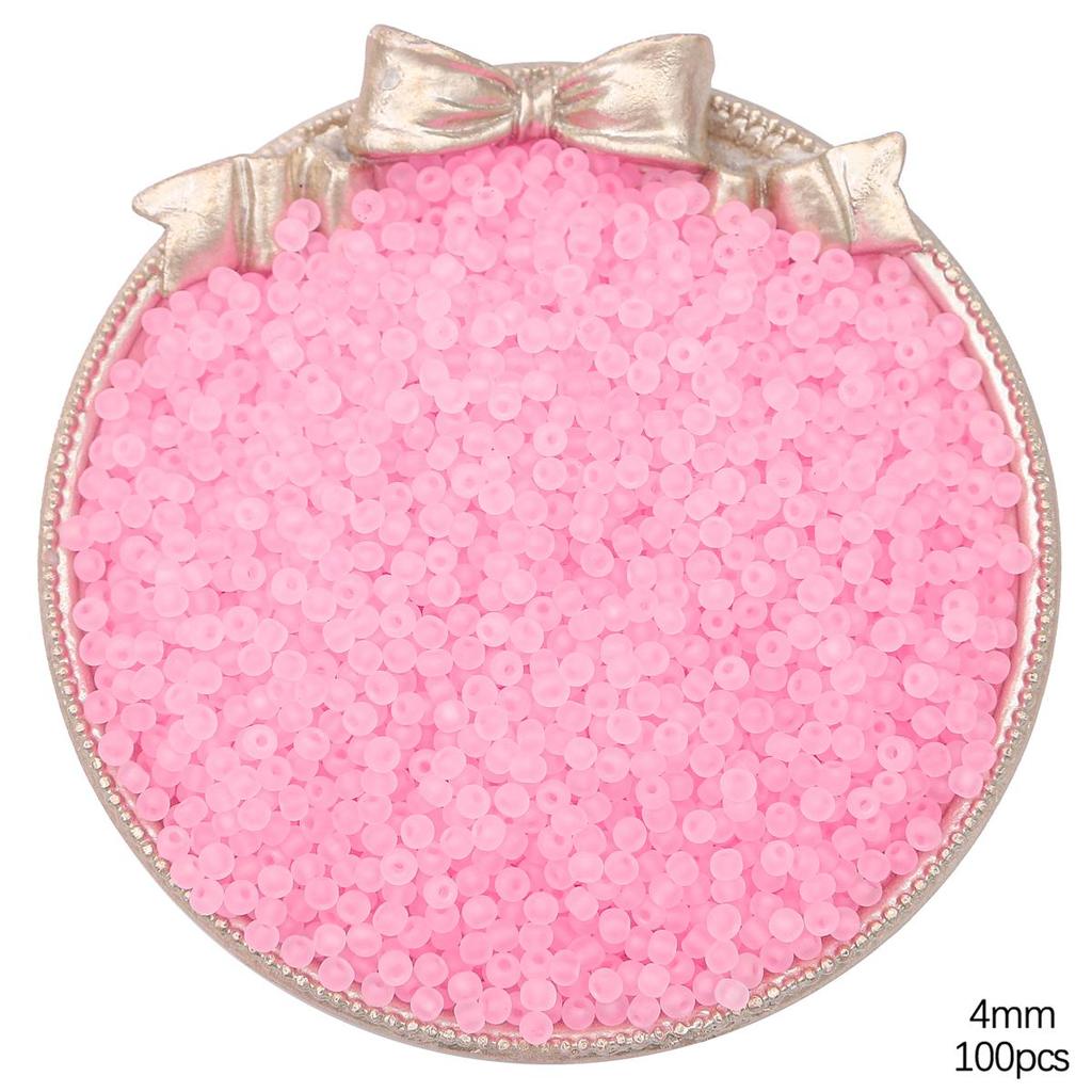 Высококачественные матовые стеклянные бусины-бисер разных цветов для изготовления украшений своими руками