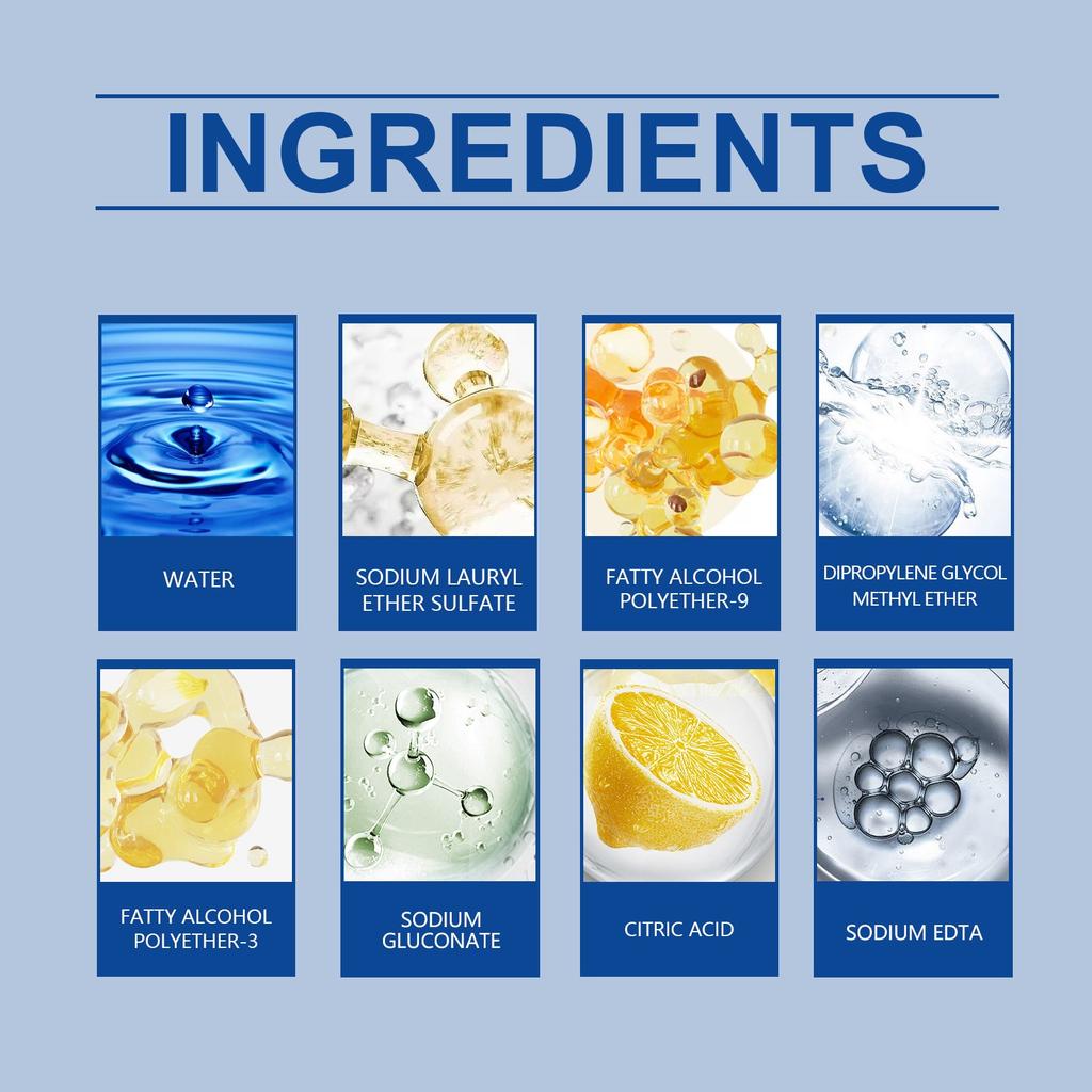 Камень Столешница Очиститель Кухня Ванная Масло Удаление накипи Экологичный Быстросохнущий Нет Многоцелевой(120мл)