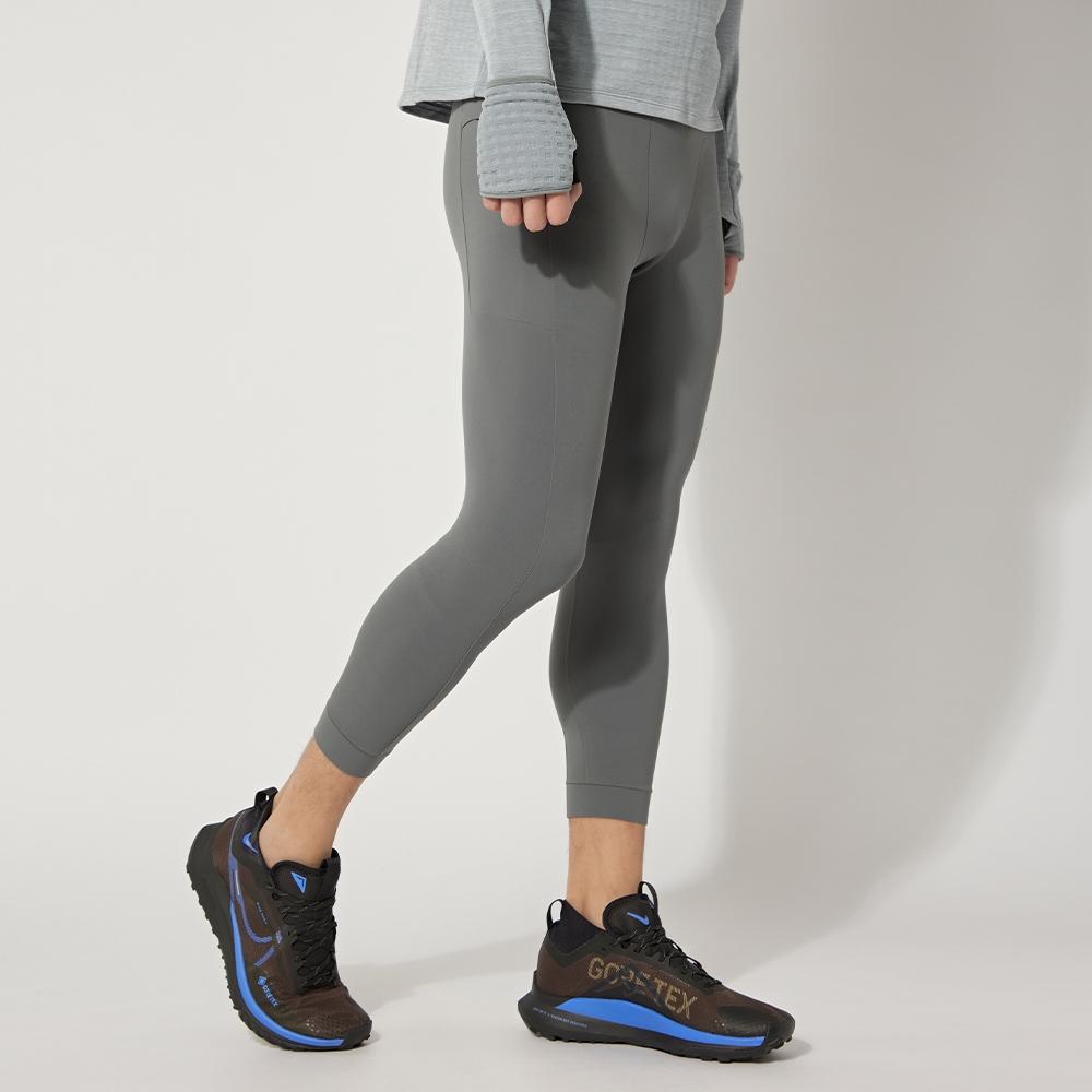 Nike Йога Infinalon 3/4 эластичные колготки мужские нижние части железно-серые CT1831-068