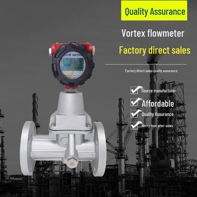 Explosion-Proof Aluminum Alloy Stainless Steel Nitrogen Swirl Flowmeter DN20