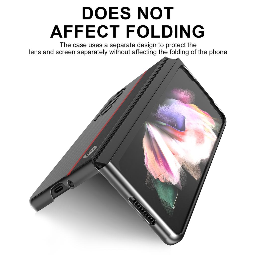 Чехол из углеродного волокна для Samsung Galaxy Z Fold 4, Samsung Galaxy Z Fold 3, матовый арамидный тонкий легкий противоударный чехол из настоящего углеродного волокна