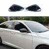 Baking Varnish Black ABS Rearview Side Mirror Cover For Honda Accord 2018-2021