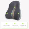 Office Chair Cushion Soft Memory Foam Lumbar Support Pillow Lower Back Pain Relief Ergonomic Back Support Cushion Trains Airplanes Trucks Cars