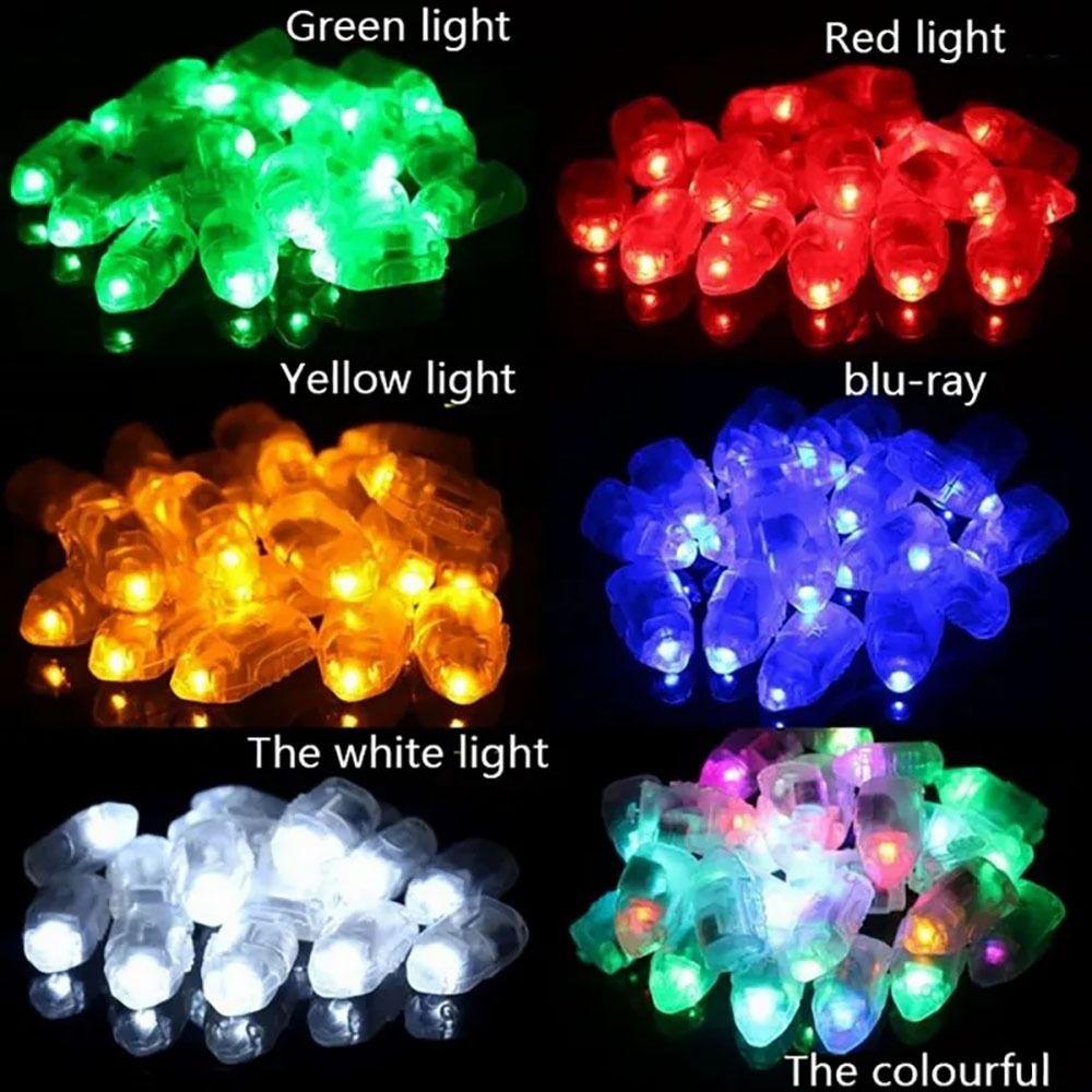 10Pcs Christmas Wedding Decor Balloons Lamps Luminous LED Party Light For Latex Balloons