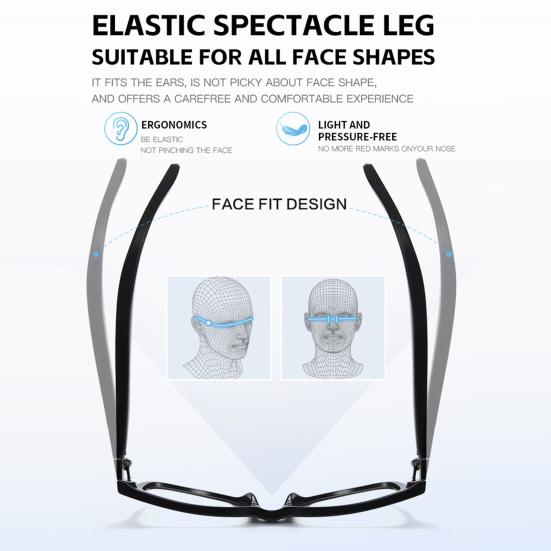 AI Smart Translate Stereo Sound Music Eyeglasses IP67 Waterproof Lightweight Play Glasses Voice Assistant