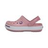 Маленькие пляжные детские сандалии Crocs, лепестково-розовые, детский стиль