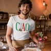 Футболка Ciao, Привет Итальянская футболка, Отличный подарок для любителей Италии