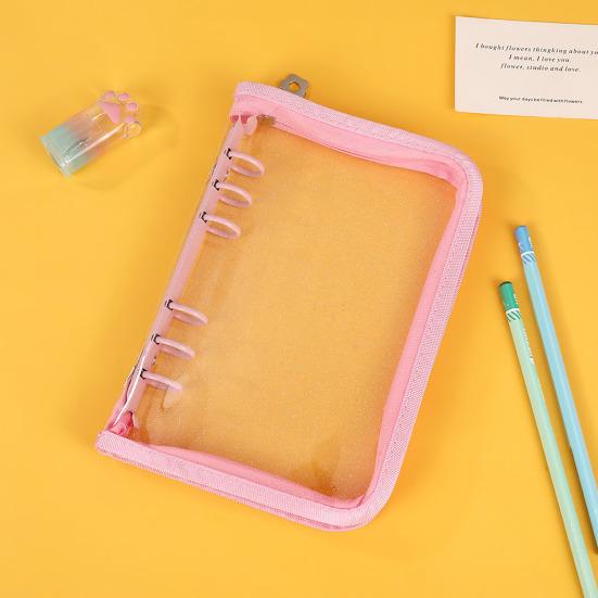 Органайзер для наклеек, прозрачный держатель для хранения наклеек формата А5/А6 на молнии, многоразовый альбом, коллекция наклеек, книга для взрослых