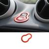 Panel Trim Emergency Light Switch Orange ABS Fit For Benz Smart Fortwo 2015-