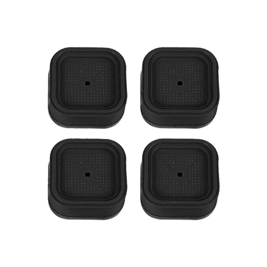 Набор из 4 подставок для стиральной машины, регулируемые по высоте, штабелируемые, мебельные подъемники для стола, дивана, стула, для использования в общежитии