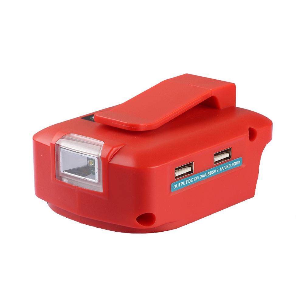 3/5-дюймовый светодиодный фонарь для инструментов Milwaukee 18 В литий-ионный аккумулятор портативный фонарь для помещений и улицы рабочий фонарь с USB