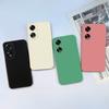 Для Oppo A1 A1K A5 A15 A16 A36 A55 A58 A78 A7 чехол для телефона модный роскошный однотонный мягкий жидкий силиконовый противоударный прочный корпус для Oppo чехол