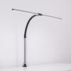 LED Double Head Reading Desk Lamp 24W Foldable Swing Arm Desk Lamp with Clip Dimmable for Workstation PC Eye Protection Office