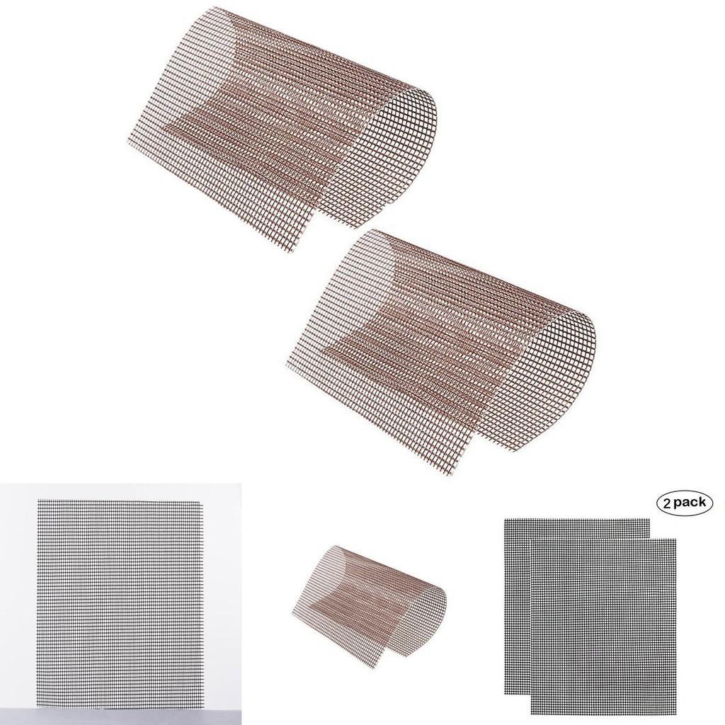 Высококачественный тефлоновый коврик для гриля с антипригарным покрытием, сетка для барбекю, 2 шт. для легкой готовки