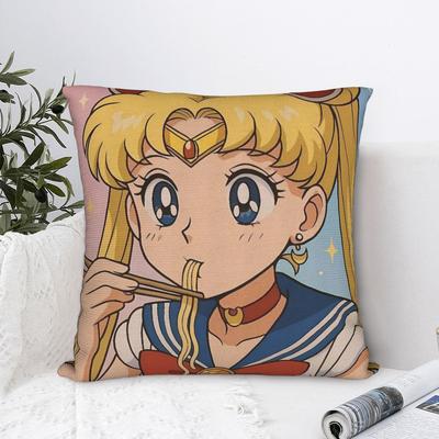 Sailor Moon Pillow Cover Novelty Pillow Case For Sofa Home Decoration Custom Pillowcases Gift