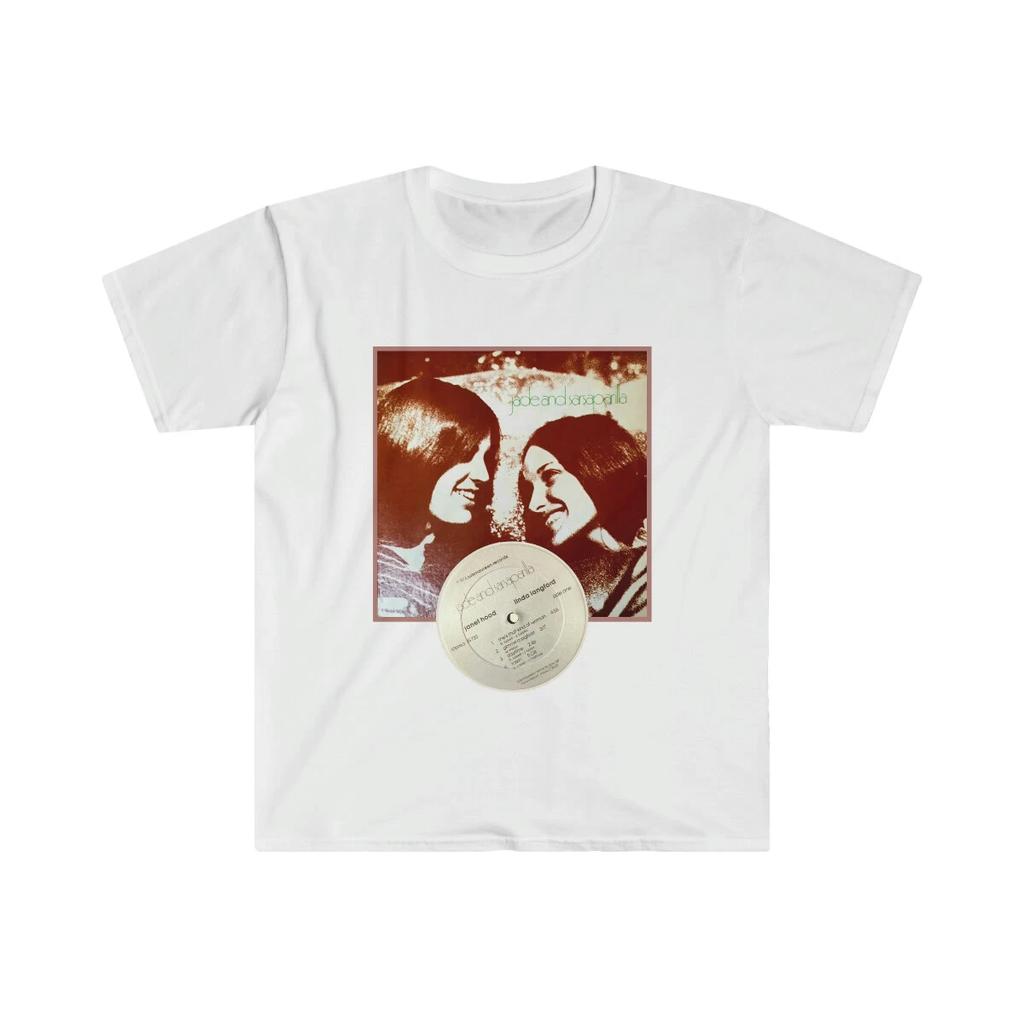 Jade and Sarsaparilla 1970s Lesbian folk Duo Unisex Softstyle T-Shirt