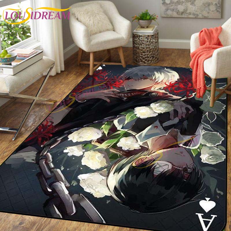 Attack On Titan Carpet Shingeki No Kyojin Printed Floor Mats Anime Carpet for Bedroom Living Room Children Room Cartoon Decor