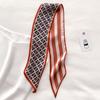 Scarf for Women's Spring and Summer New Korean Version Letter F Decorative Scarf Thin Long Ribbon Hairband Tie Bag