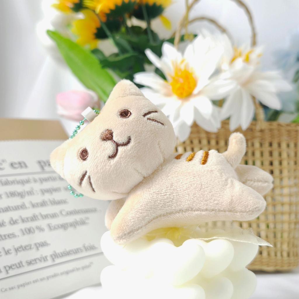 Cat Plush Doll, Kitten Doll Backpack Pendant Pet Doll Machine Doll