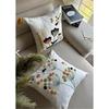 Starstalıa Home White Fabric Punch Embroidered 2 Pillow Covers