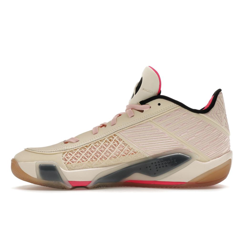 Air Jordan 38 Low Fresh Start Men Sneakers Cream Coconut-Milk Black FD2326-100