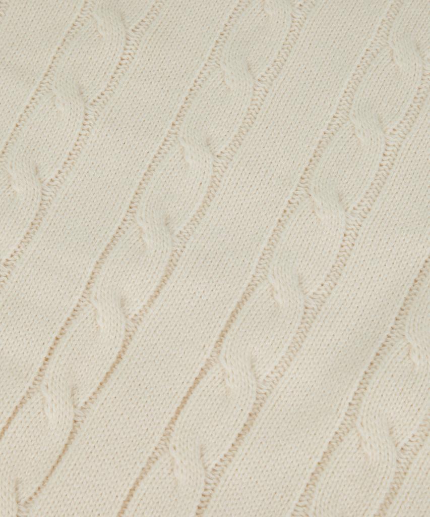 ORIGINALDAY Oversized Round Cable Knit Ivory