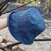 UV Protection Roll Rim Fisherman Hat Sunscreen Japanese Style Bucket Cap Flax Sun Hat  Outdoor