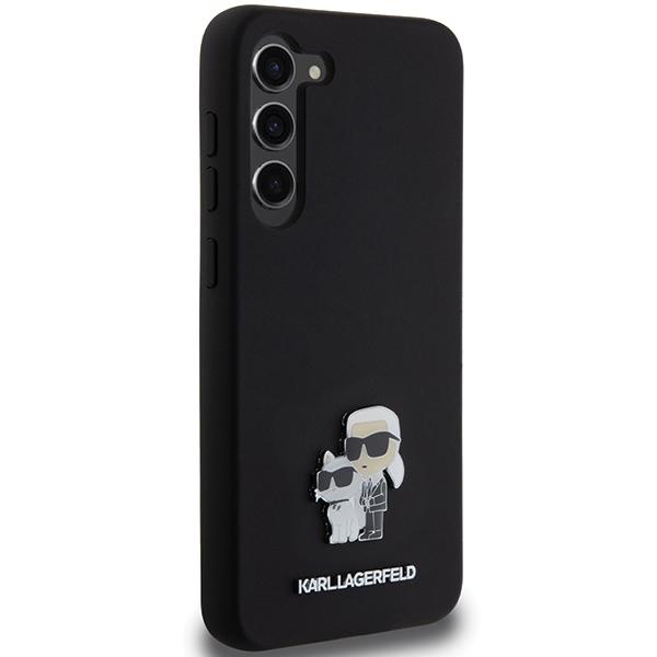 Etui do Samsung Galaxy S24 Plus Karl Lagerfeld Metal Pin Czarne