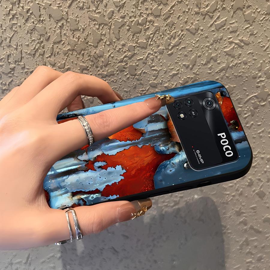 Чехол с ржавыми пятнами для Xiaomi Poco C51 F3 F4 F5 M5 X3 X4 X5 C65 C50 M3 M4 Pro Funda Чехол для телефона