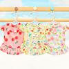 Cherry/Flower Printed Dog Dress Summer Pet Princess Skirt for Small Medium Girl Dogs Cats Cute Pet Apparel for Birthday Party
