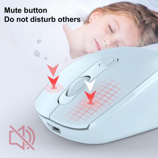 Wireless Mouse Convenient Mini DPI Adjustment