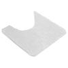 Absorbent Toilet Rug U Shaped Plush Floor Mat Machine Washable Non Slip Contour Bathroom Rug Dry Quickly for Toilet