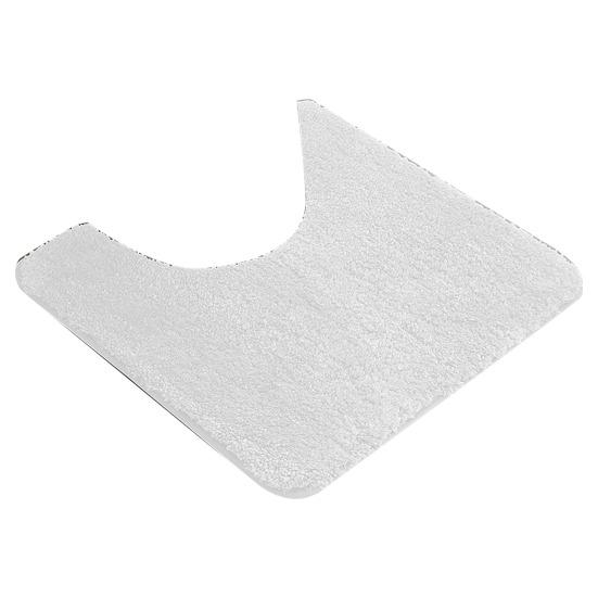 Absorbent Toilet Rug U Shaped Plush Floor Mat Machine Washable Non Slip Contour Bathroom Rug Dry Quickly for Toilet