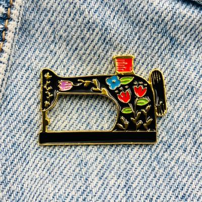 Новая эмалированная булавка для швейной машины, металлический соединитель, подарок на день рождения, 1 шт.